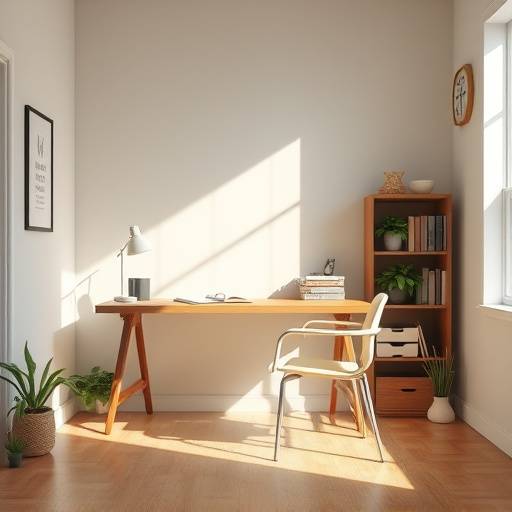 Writing Studio G: A quiet and inspiring writing studio with a desk, comfortable chair, and natural light.